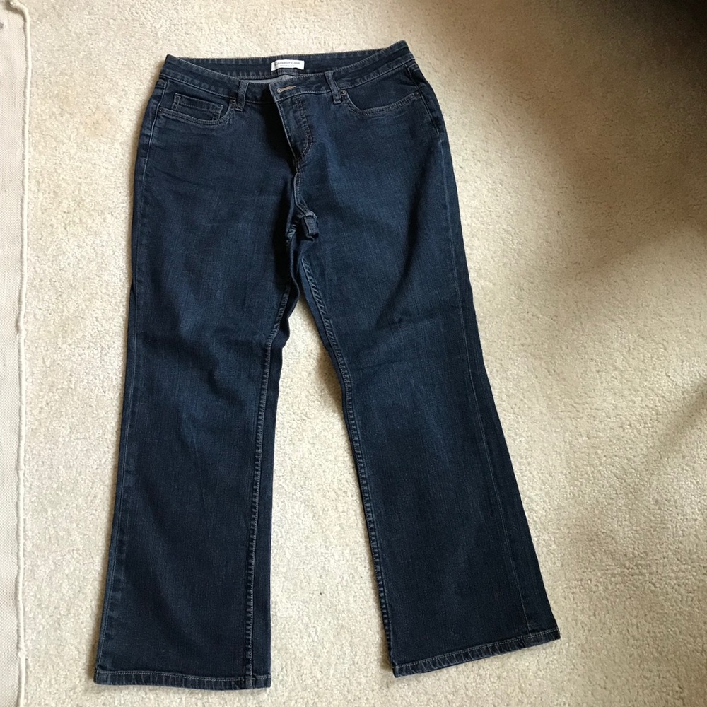 Coldwater Creek bootcut dark wash jeans